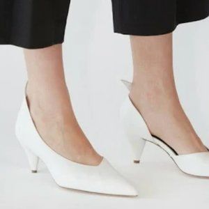 Rachel Comey  white leather Fount pumps, size EU 39